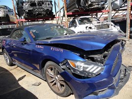 2016 Ford Mustang Blue Convertible 2.3L Turbo AT #F23279